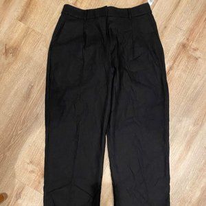 Black Linen Trouser Pant NWT